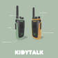 Kidywolf Kidytalk Walkie talkies - Set van 2 stuks - Nude/Cyaan