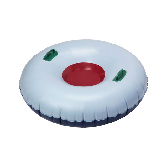 Petites Pommes Alpine Winter Float Ø120cm - Inflatable round sled - Suitable from 8 years - Nordic/Cannes/Ruby