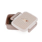 Mrs Ertha Bentobox / brooddoos met indeling - 15x12x5cm - Soft Squares