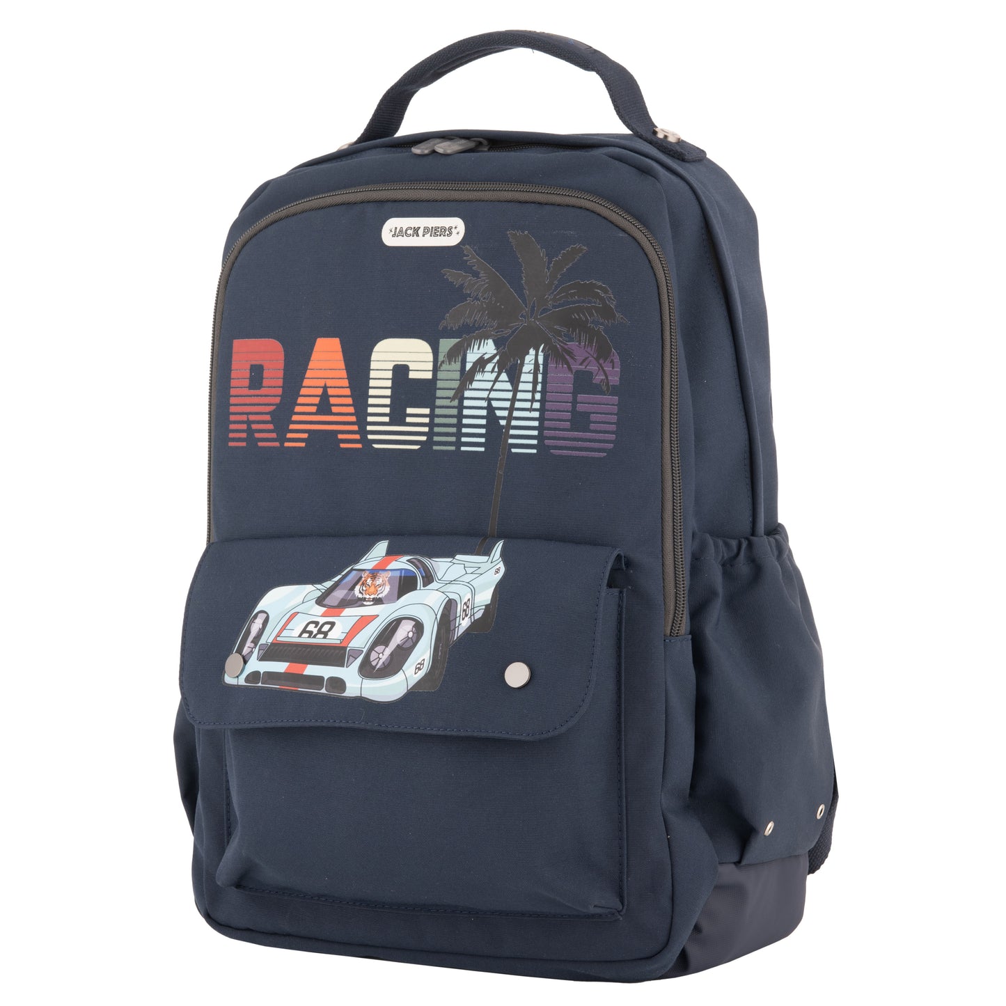 Jack Piers Rugzak/Backpack New York Race - 36x13x29cm - Blauw