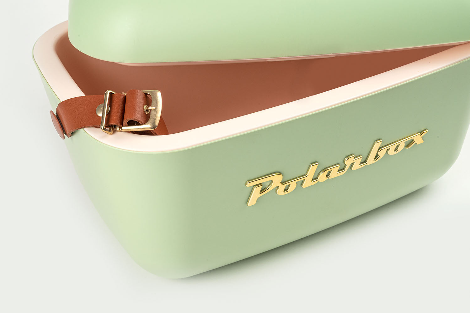 Polarbox cool box with shoulder strap 20L - 46x32x30cm - Pastel green