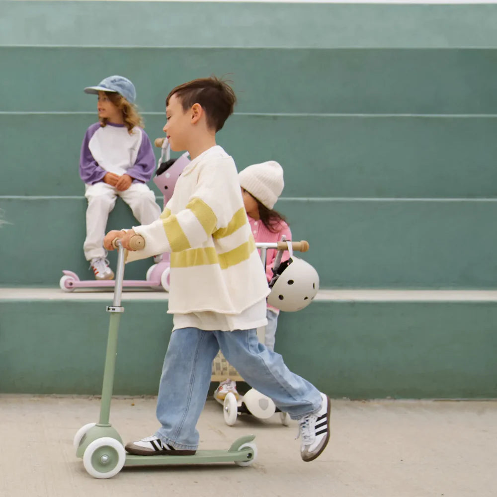 Banwood Kids Eco Scooter - In hoogte verstelbaar - Olive
