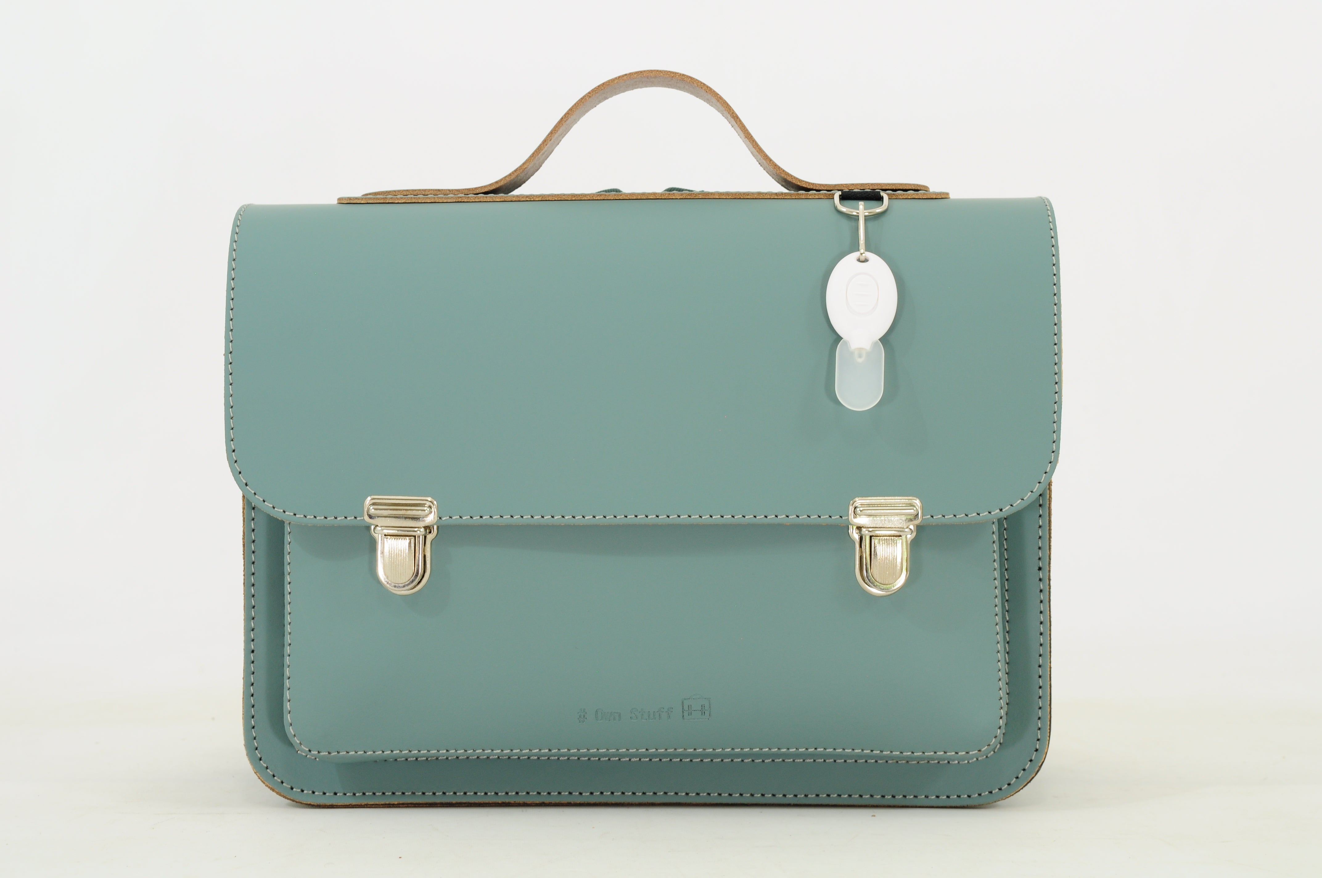 Own Stuff Lederen Boekentas Kleuterschool - 32x23x13cm - Azul