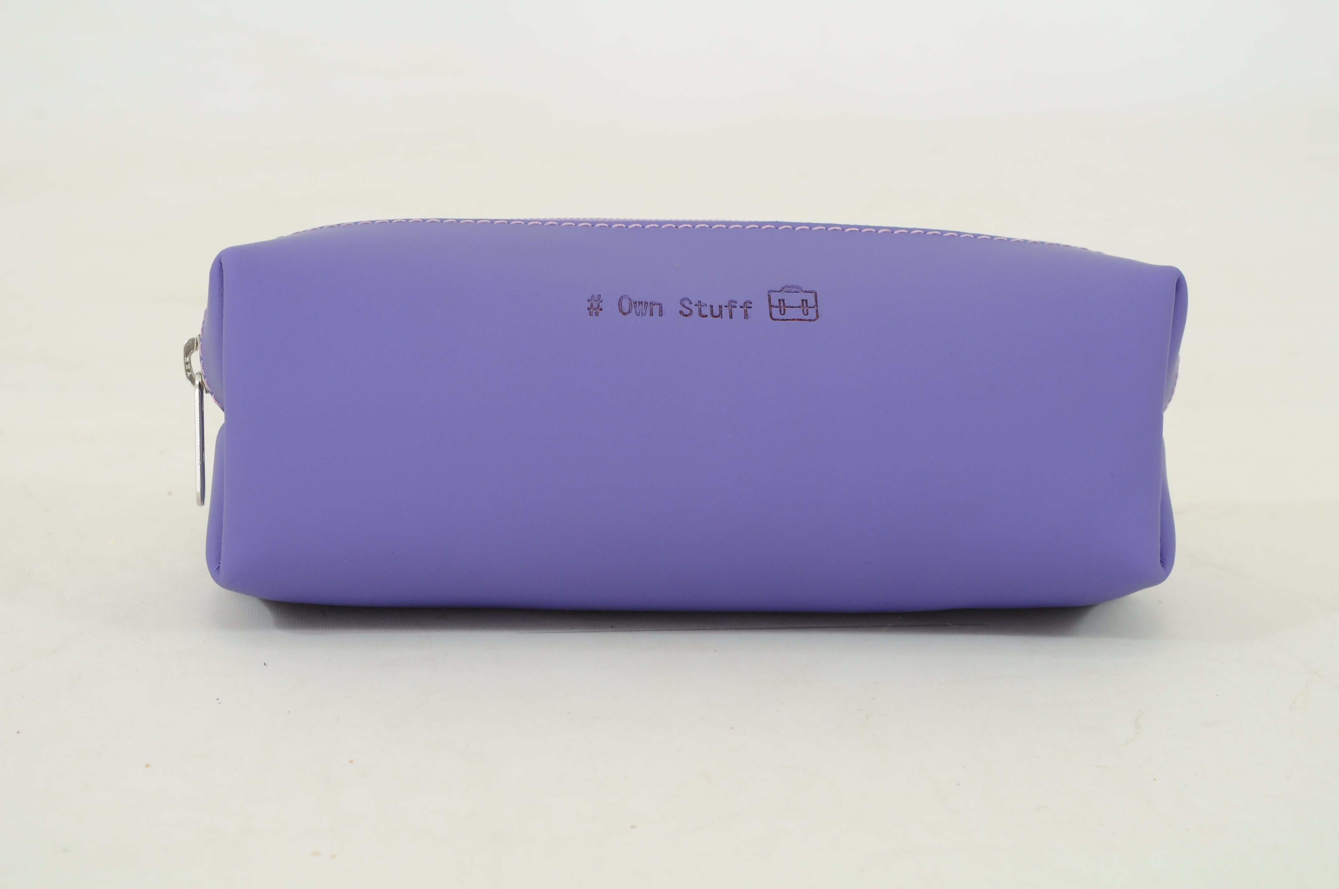 Own stuff Leather pencil case / pencil case - Navy