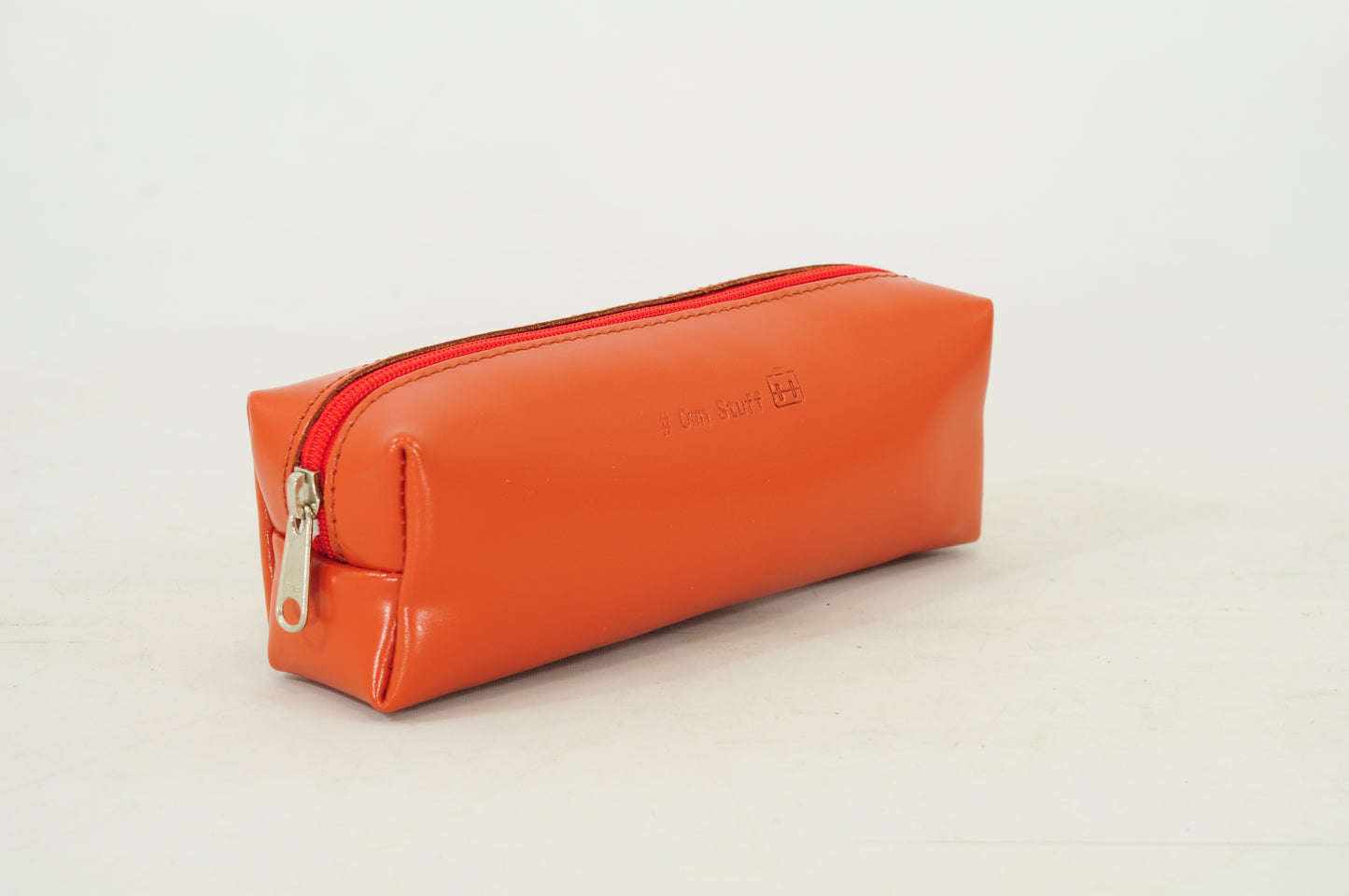 Own stuff Leather pencil case / pencil case - Navy