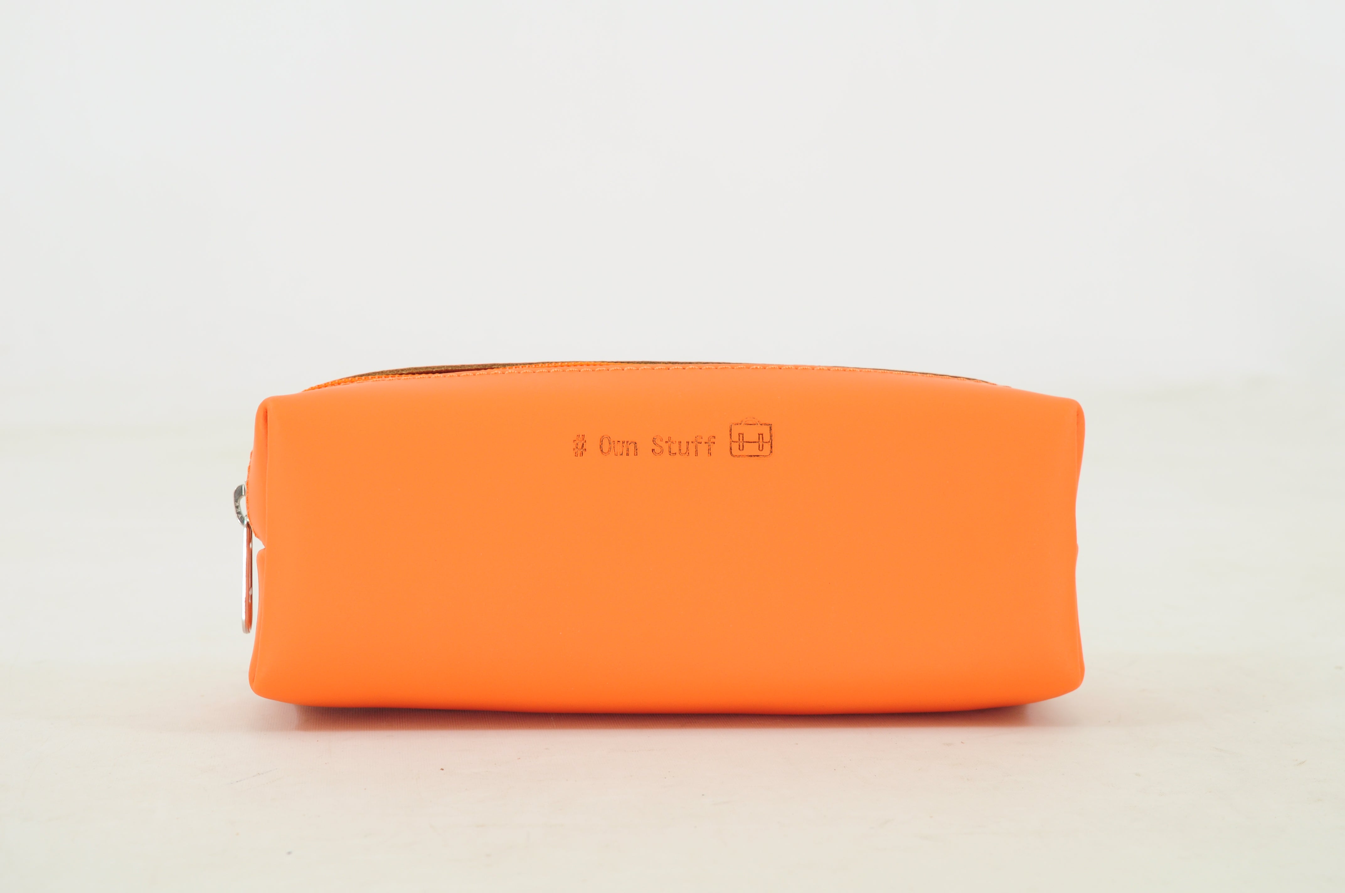 Own stuff Leather pencil case / pencil case - Navy
