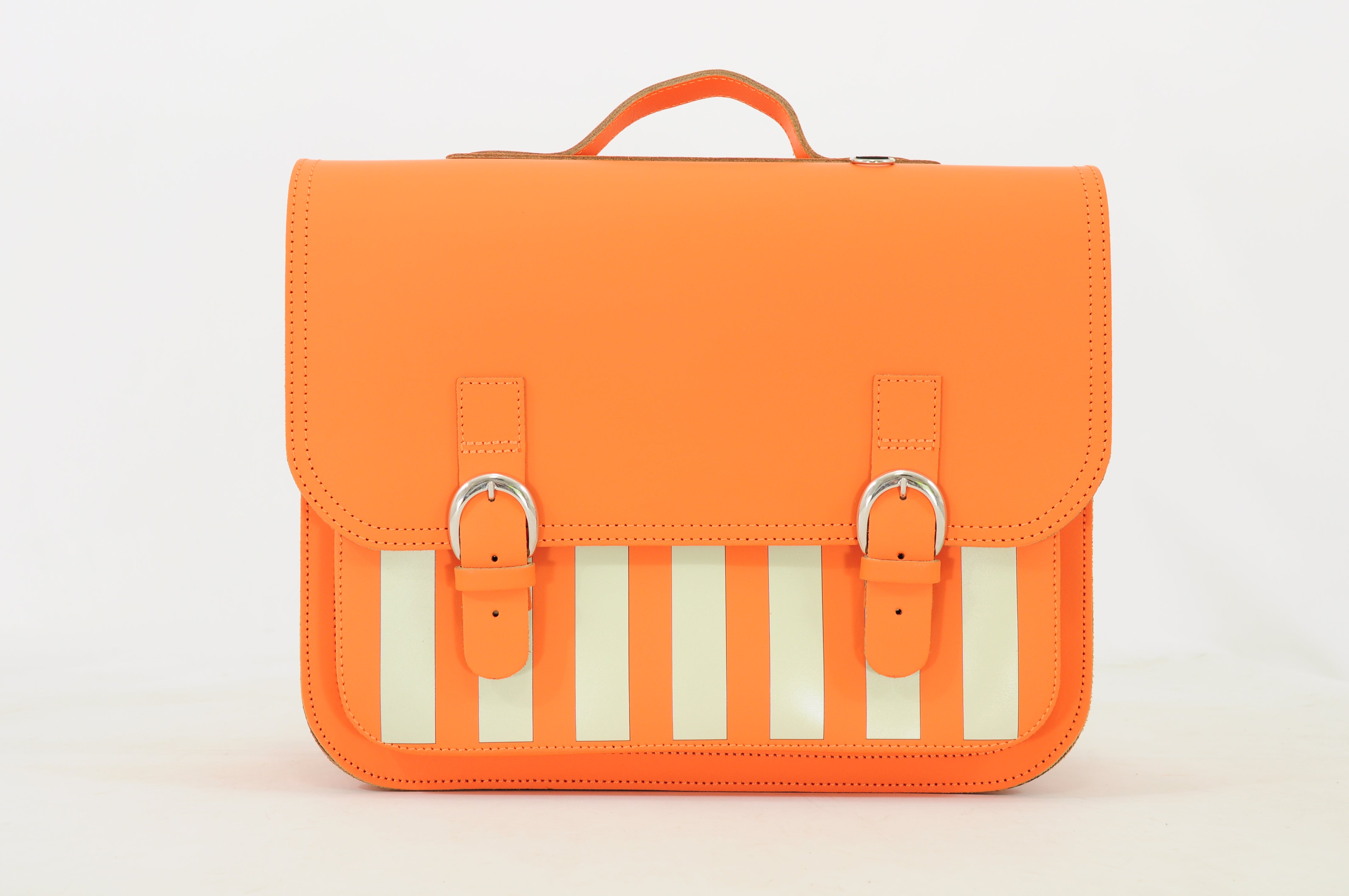Own Stuff Lederen Boekentas Lagere school - 38x30x17cm - Beach Orange