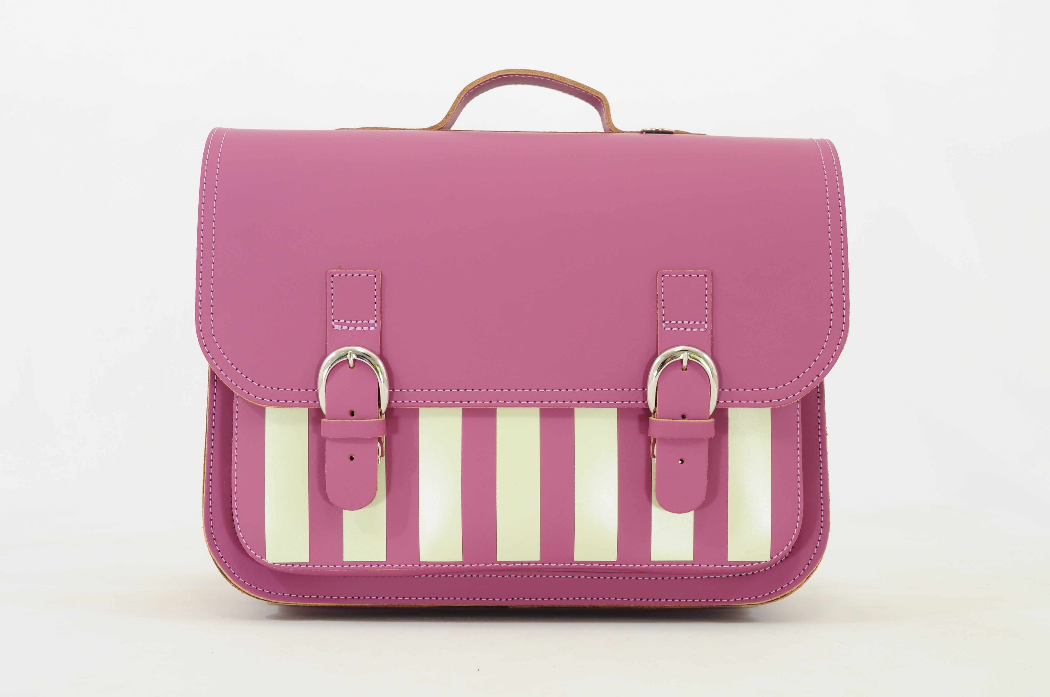 Own Stuff Lederen Boekentas Lagere school - 38x30x17cm - Beach Plum