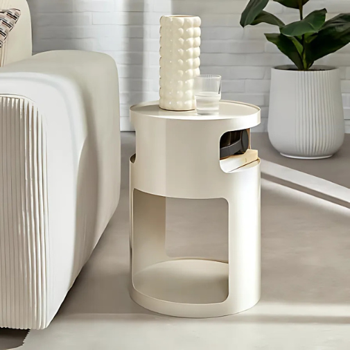 Atmosphera Tanae Coffee table - Ø70xH45cm - Beige