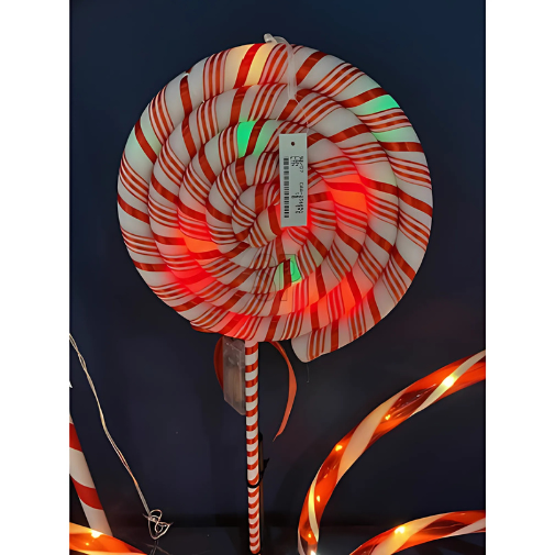 Home & Styling Kerst Lolly met verlichting - 25x57cm