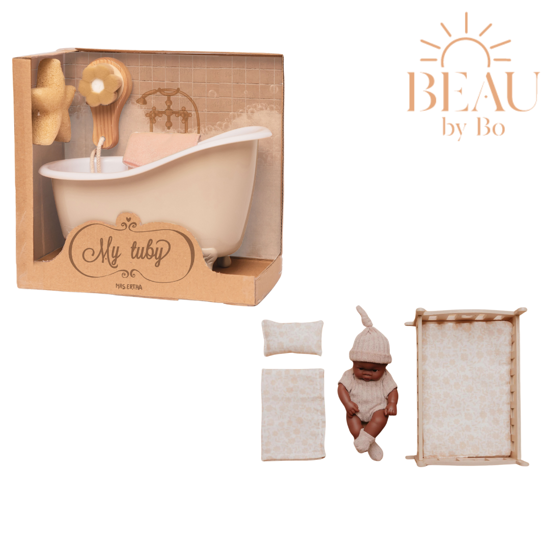 BEAU by Bo Mrs Ertha Lupitas pop Jinny + Tubby Poppenbadje Ivory