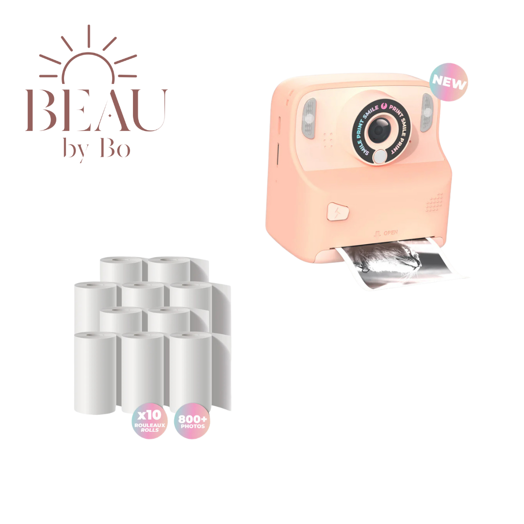 Bundel MOB Pixiprint Camera Roze + Pixiprint Refill Kit - 10 rollen