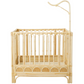 Luna Rattan Babypark with mobile holder (pre-order)