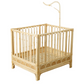 Luna Rattan Babypark with mobile holder (pre-order)