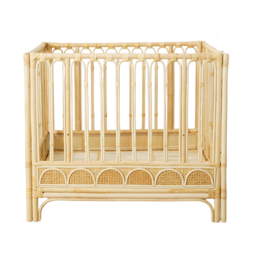 Luna Rattan Babypark with mobile holder (pre-order)