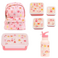 A Little Lovely Company Back to school set - Rugzak/Drinkfles RVS/4 Snackdozen/Bentobox - IJsjes