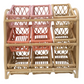 Renee Rattan Storage Furniture Natural / Pink / Salmon Pink (pré-commande)