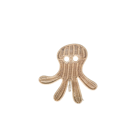 Oswald de Octopus Rattan Wandhaak Small (pré-commande)