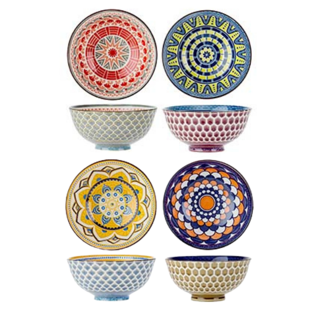 Cosy & Trendy Lina Apero Kommetjes Ø12XH6cm - Set van 4