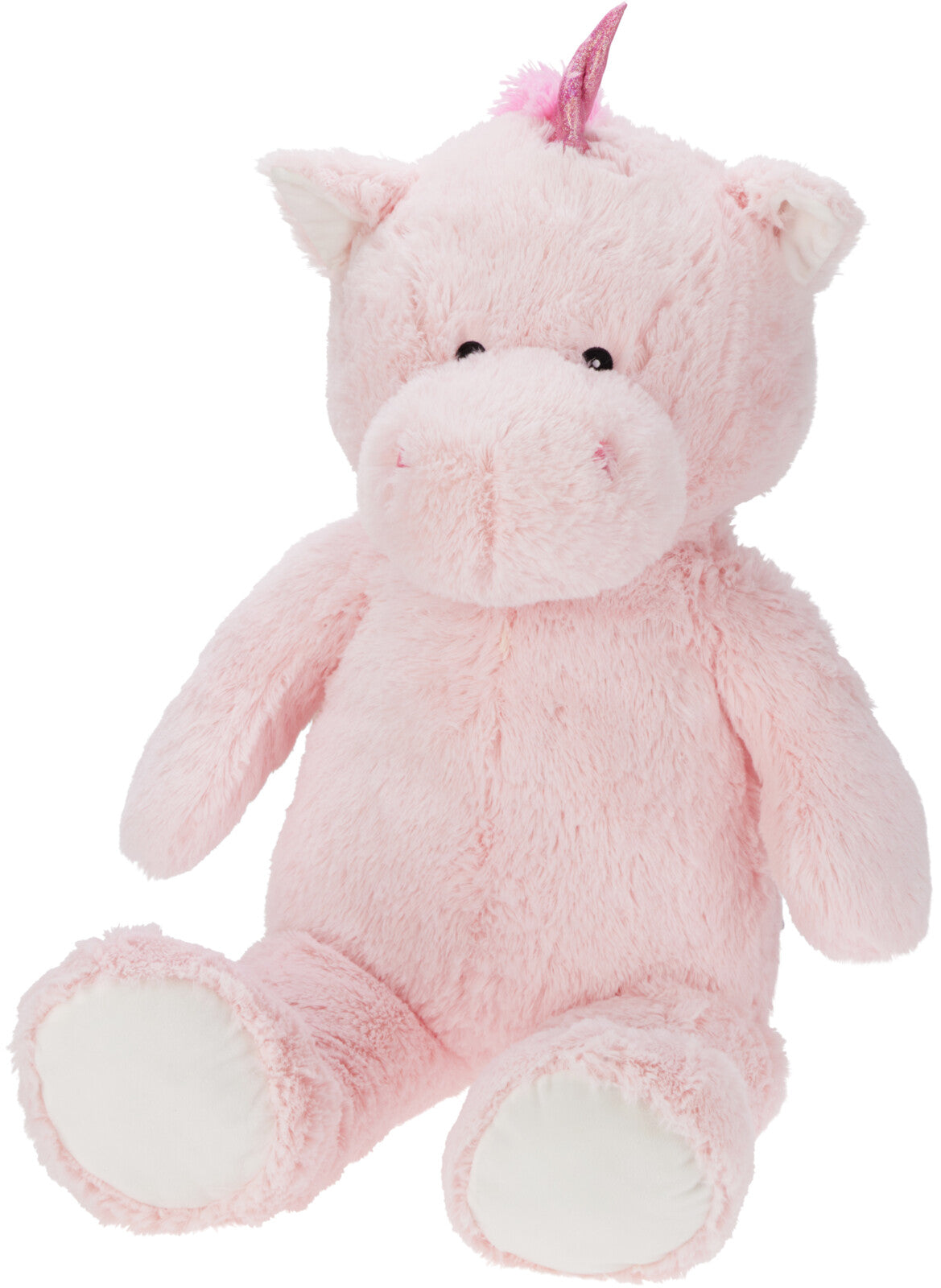 Home & Styling Pluche Knuffel eenhoorn XXL - 100cm - Roze