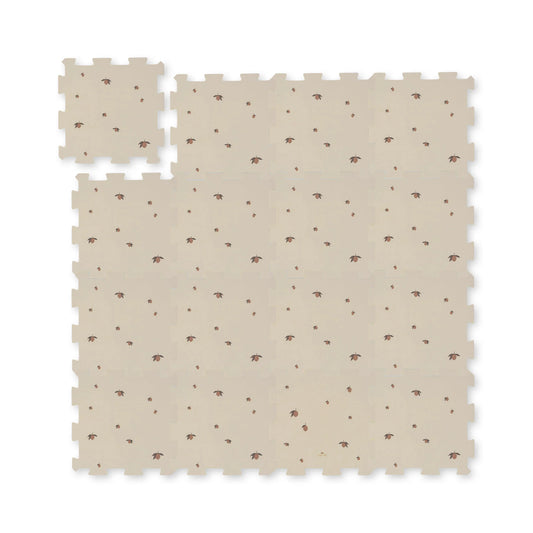 Konges Sløjd Foam Mat/Speelmat 86x86x1cm - 16 stukken - Lemon