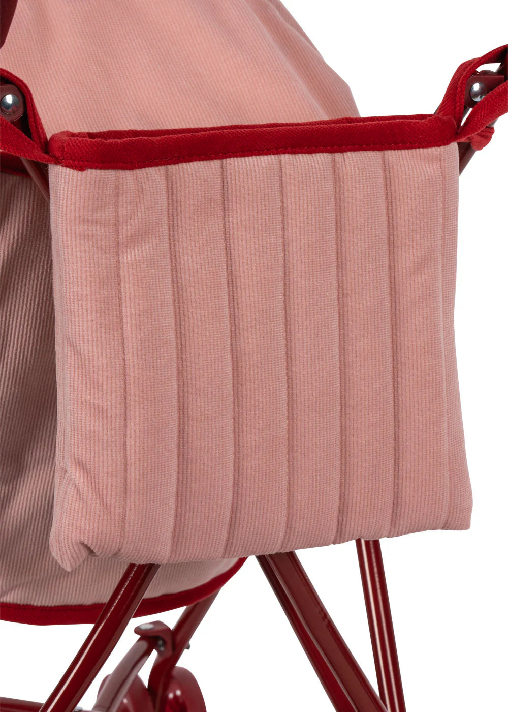 Konges Sløjd Zoë Lulu Dollswagen/Doll Stroller/Buggy - Strawberry Ice