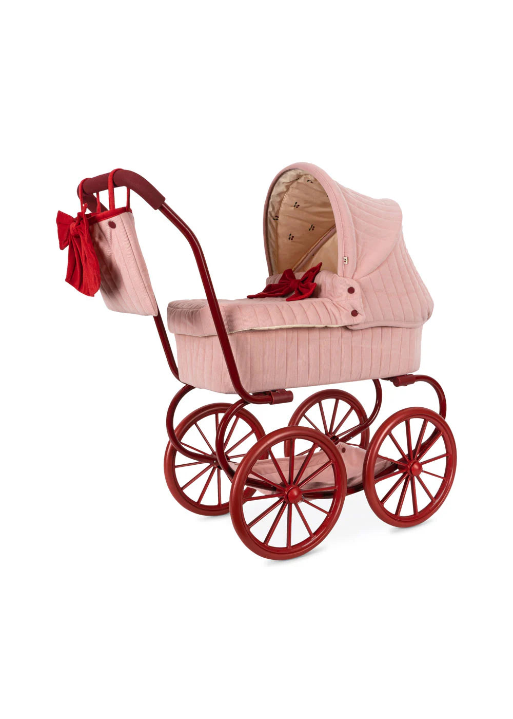 Konges Sløjd Minnie Lulu Doll Propram / Doll Pram - pliable - Ice de fraise