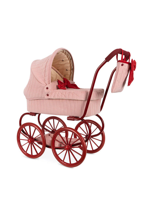 Konges Sløjd Minnie Lulu Doll Propram / Doll Pram - pliable - Ice de fraise