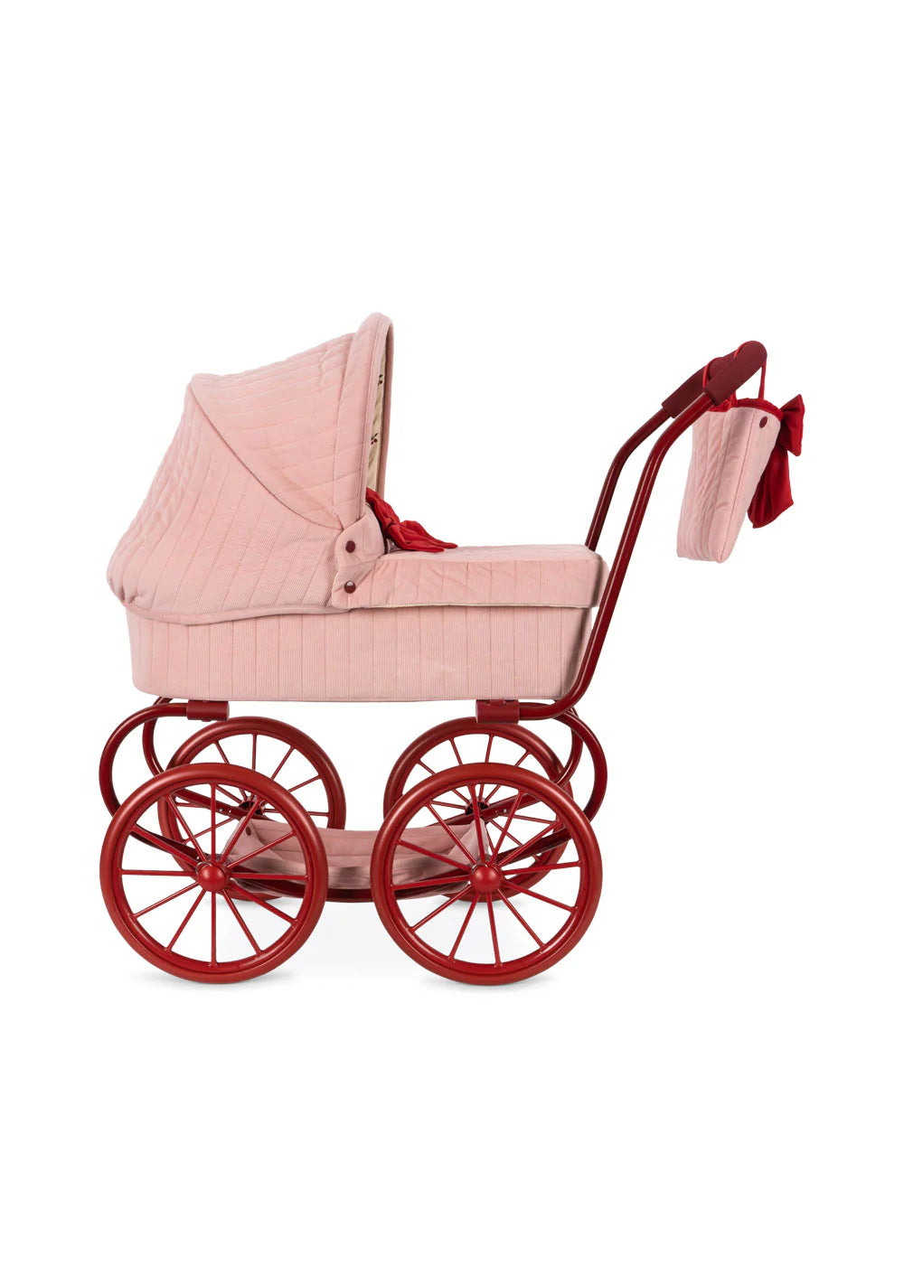 Konges Sløjd Minnie Lulu Doll Propram / Doll Pram - pliable - Ice de fraise