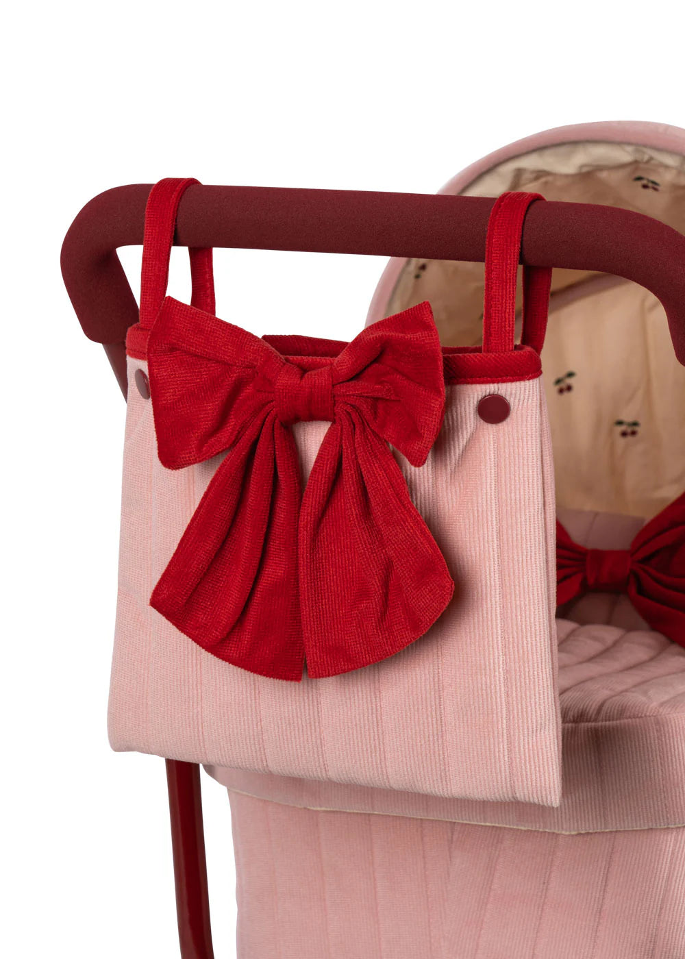 Konges Sløjd Minnie Lulu Doll Propram / Doll Pram - pliable - Ice de fraise