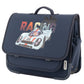 Jack Piers Boekentas/Schoolbag Paris Large Race - 32x15x38cm - Blauw