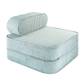 Wigiwama Corduroy Flip Chair / Slaapfauteuil - 65x60x25cm - Peppermint Green
