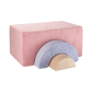 Wigiwama Corduroy Rainbow Playset / Speelset - 75x49x37cm - Pink Mousse