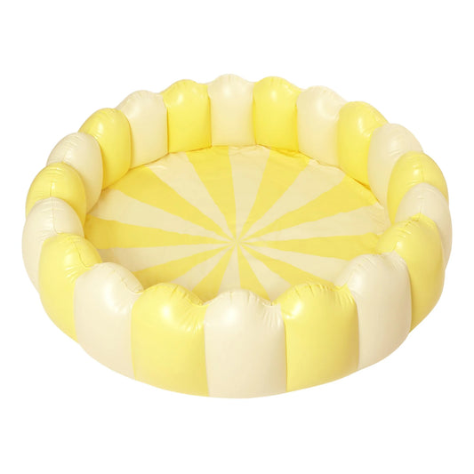 Piscine Gonflable Petites Pommes Henry Jaune Pastel - Dia 160 cm