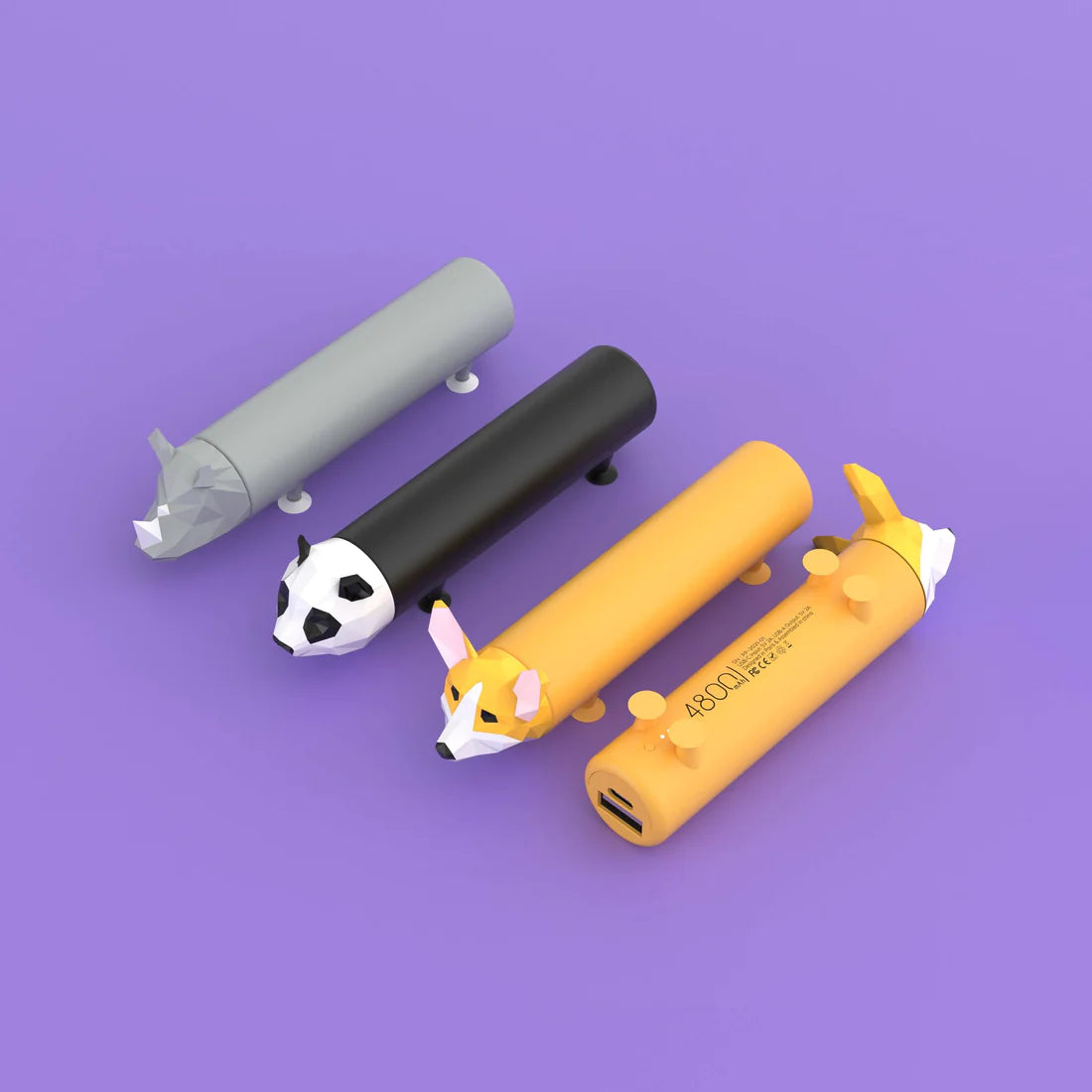 MOB Power Pets Corgi externe batterij voor smartphone - Oranje