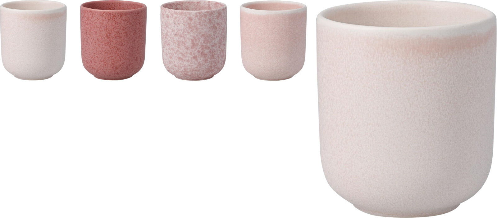 Home & Styling Mokken - Ø8x8cm - 250ml - Set van 4 stuks - Multi