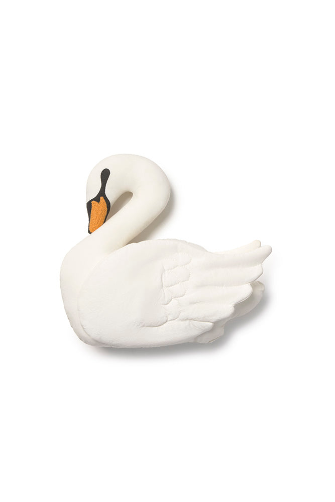 Lorena Canals Wasbaar kussen - Swan - 30x30x10cm