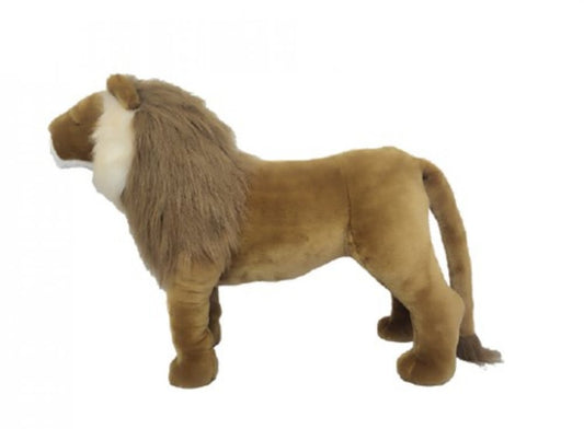 Wild & Soft Pluche staande leeuw - 56cm - Bruin