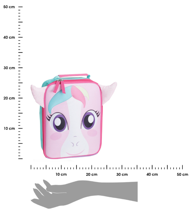 Home &amp; Styling Cool bag unicorn 20x7x26cm - Pink