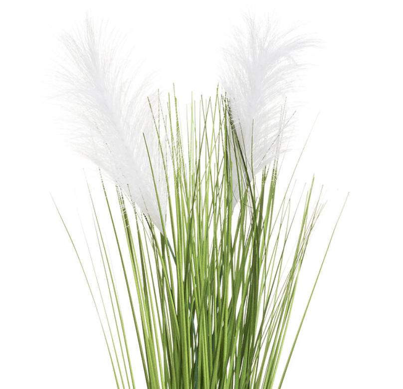 Plante Artificielle Atmosphera/Tige Artificielle 100cm - Blanc