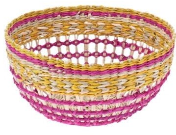 Home &amp; Style Paniers en jonc de mer - 20xH10cm - Multi