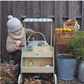 Étal de marché en bois Jabadabado avec légumes, fruits et fleurs - Multi