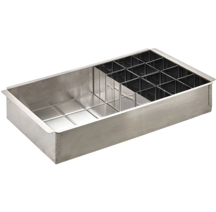 5Five Verstelbare bakvorm - RVS - 19x32x6cm - Cijfers en Letters