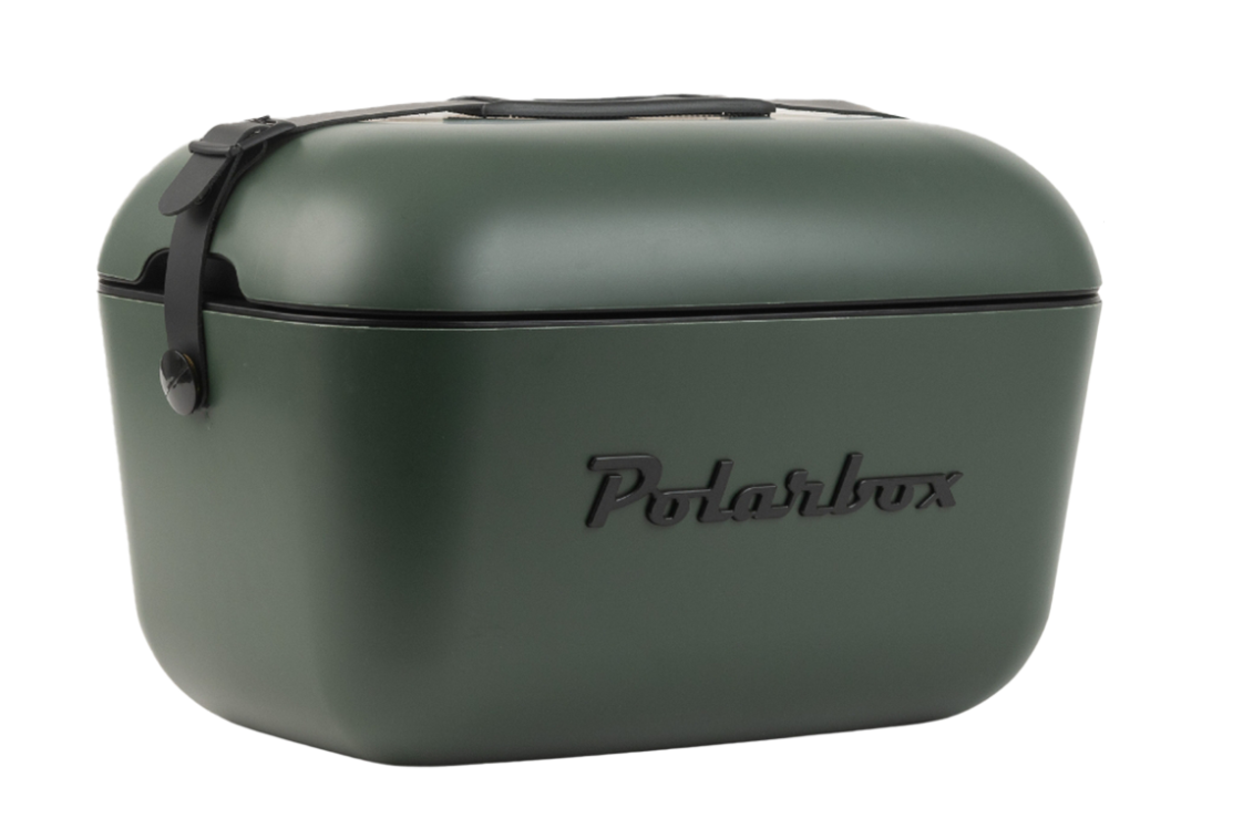 Polarbox Koelbox met schouderband 12L - 40x26x27cm - Green Forest-Black