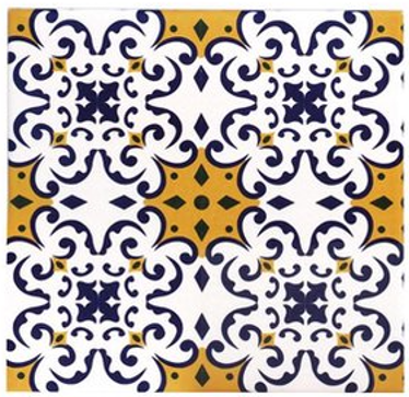 Fornord Coaster Square Mosaic Design