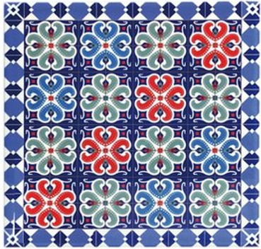 Fornord Coaster Square Mosaic Design