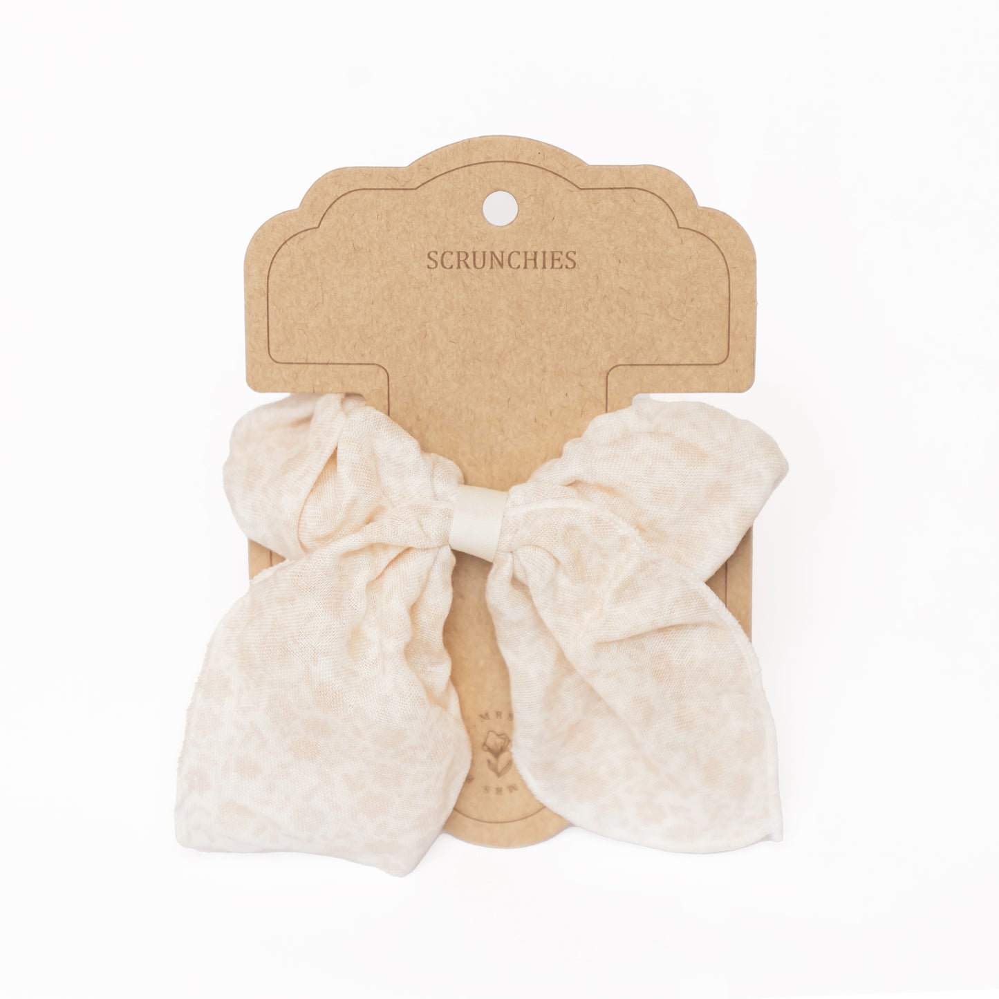 Mrs Ertha Scrunchies met strik - Bouquet Silhouette