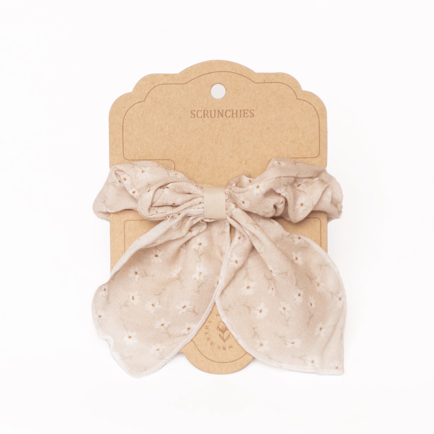 Mrs Ertha Scrunchies met strik - Little Daisys