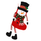 Kerst - Kerst sok - Sok - Met kerstfiguur - 4 Designs - Rood