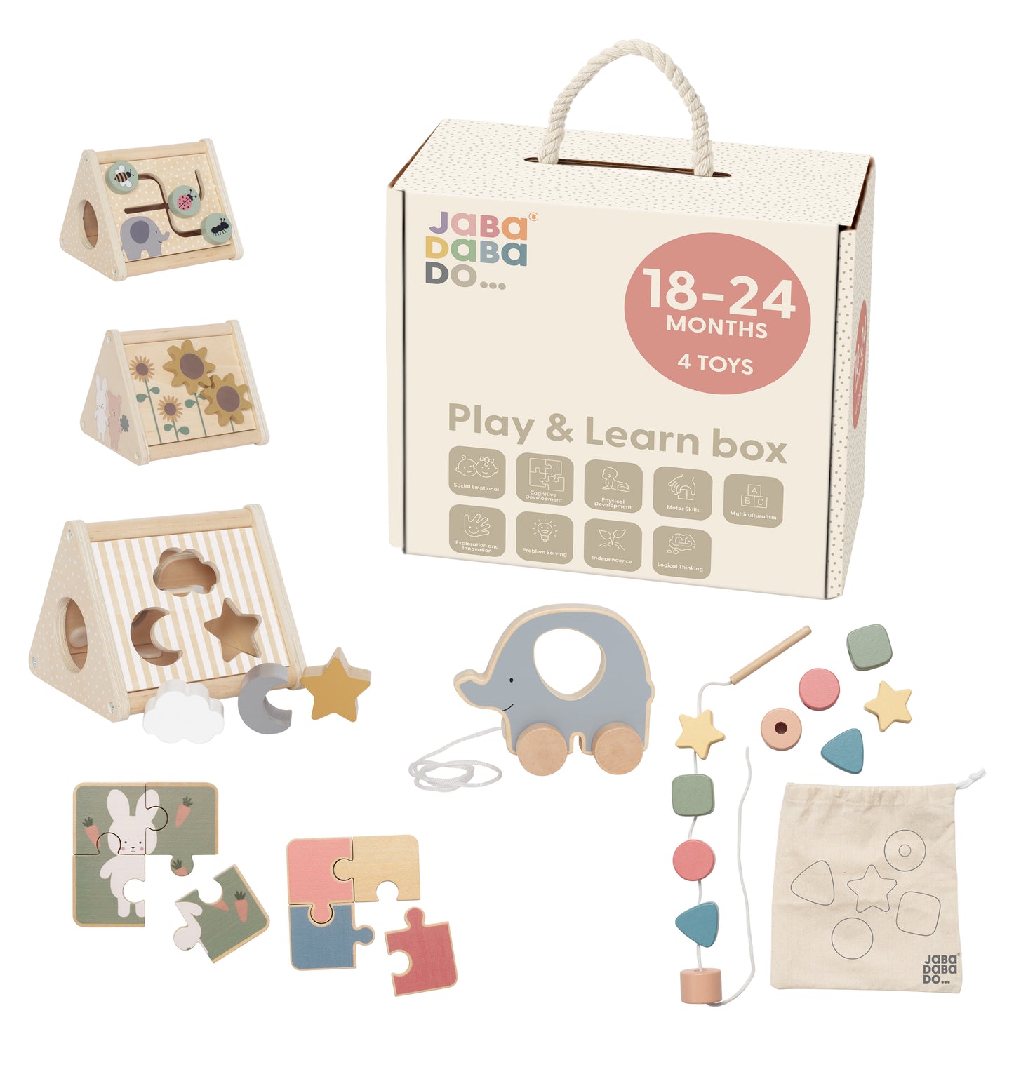 Coffret Jeu et Apprentissage Jabadabado - 18-24 mois - Multi